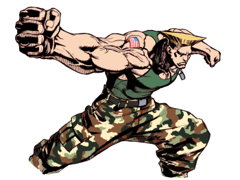 Guile from Super Street Fighter 2 Turbo