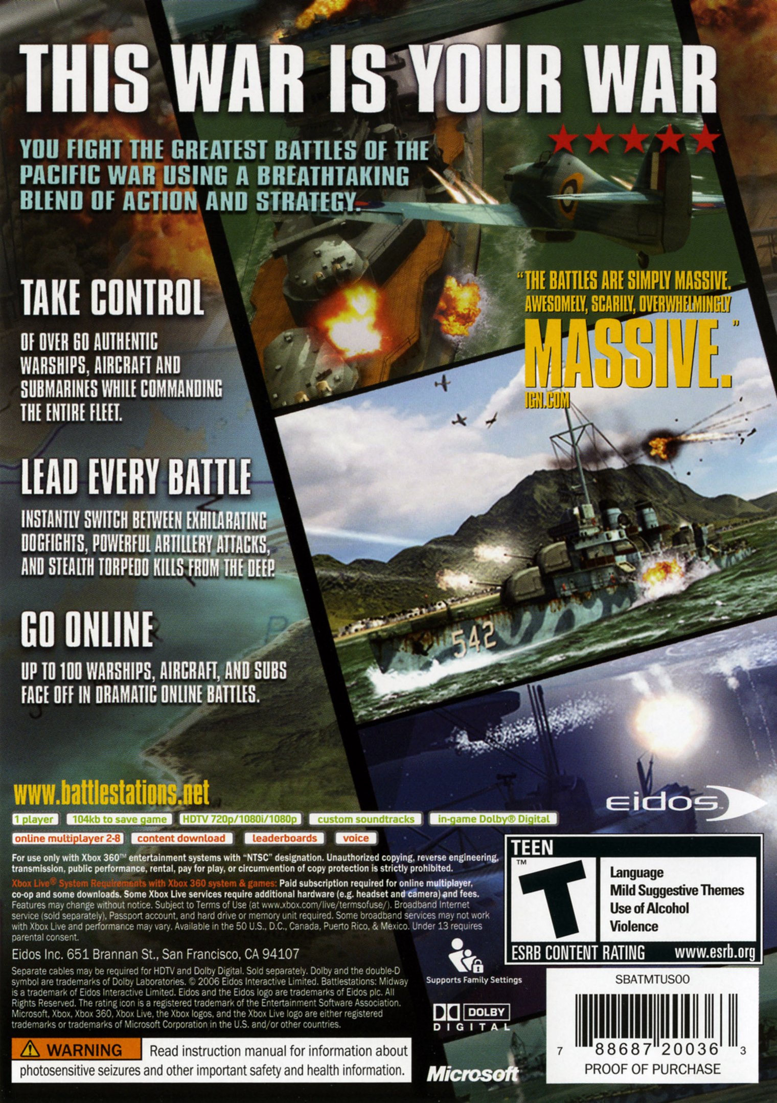 video game Battlestations: Midway Image