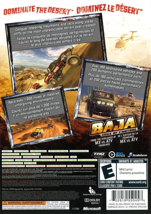 video game Baja: Edge of Control Image