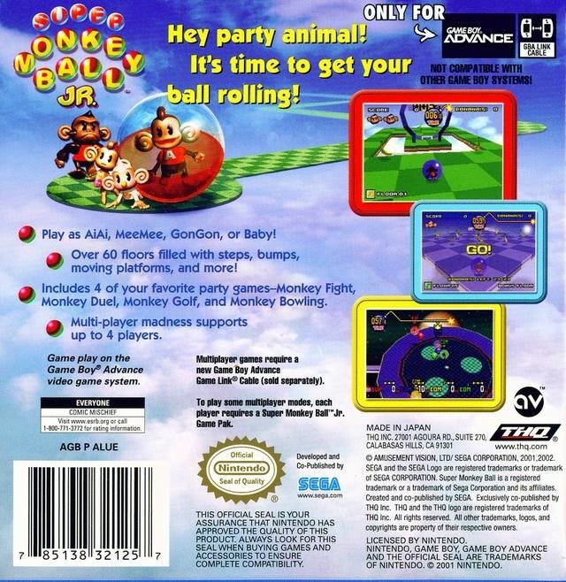video game Super Monkey Ball Jr. Image