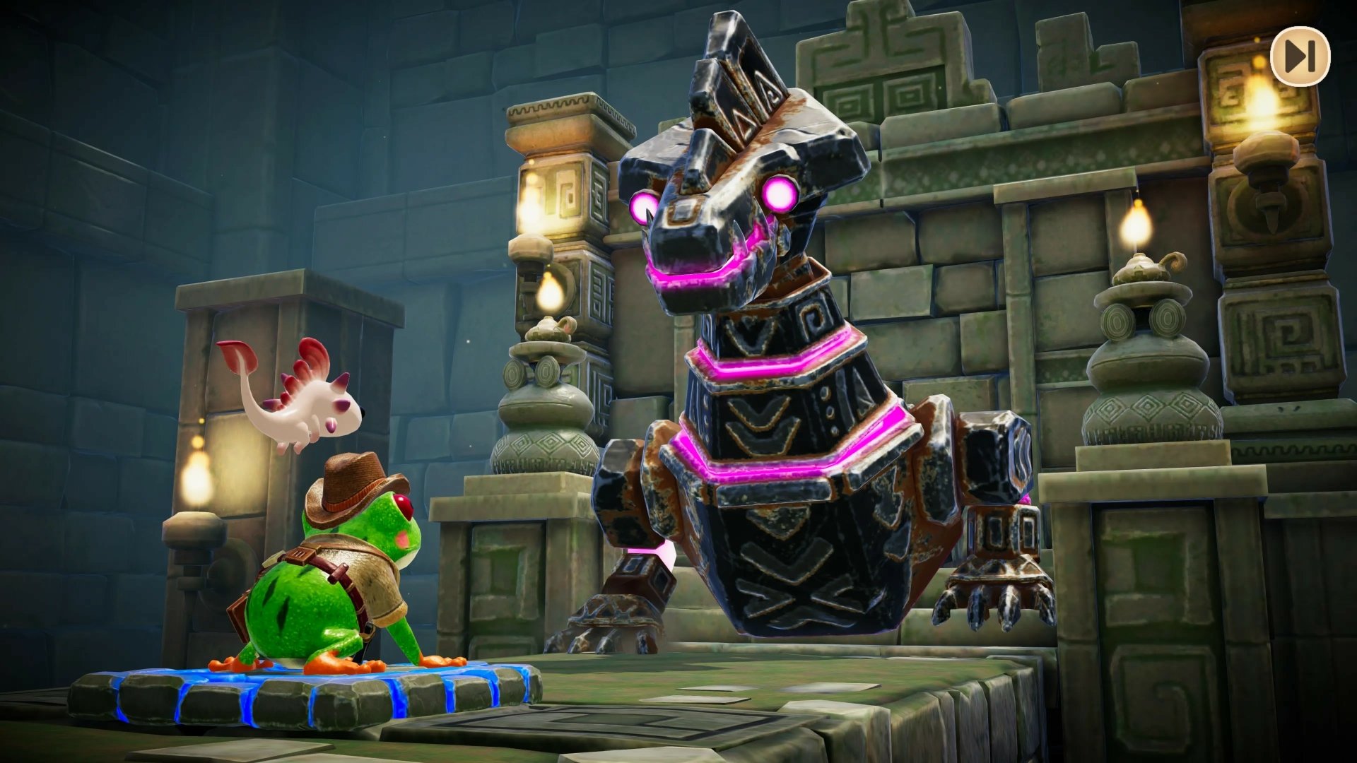 video game Frogger and the Rumbling Ruins Image