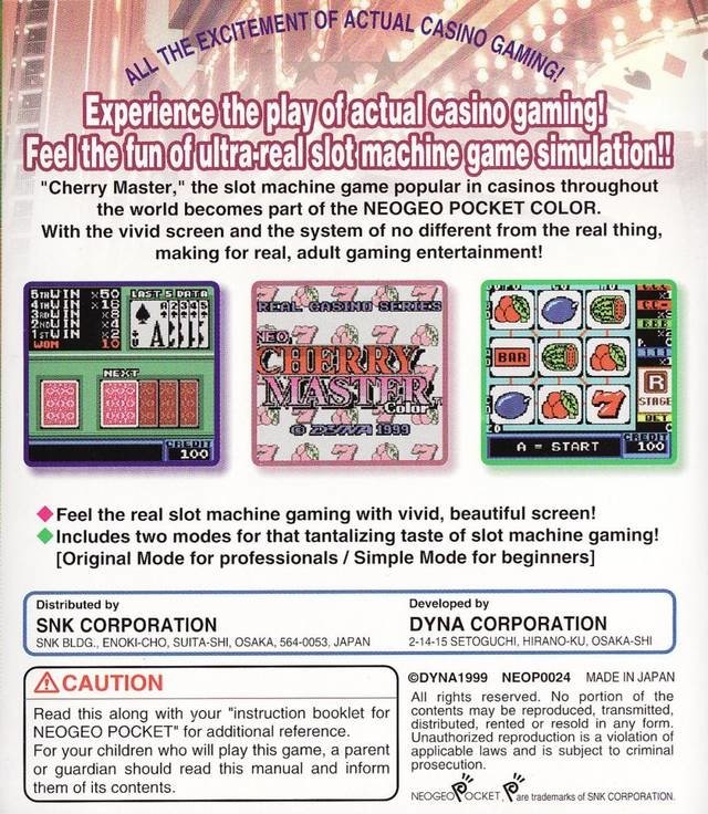 video game Neo Cherry Master Color Image