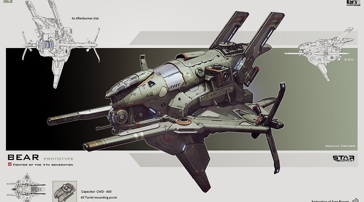 spaceship video game Star Conflict Image