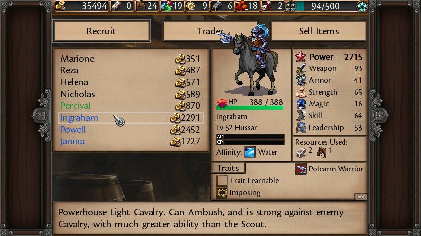 video game Symphony of War: The Nephilim Saga Image