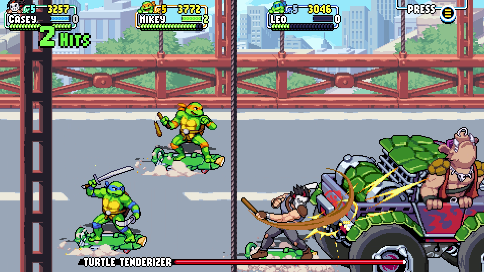 video game Teenage Mutant Ninja Turtles: Shredder's Revenge Teenage Mutant Ninja Turtles arcade game Action Image