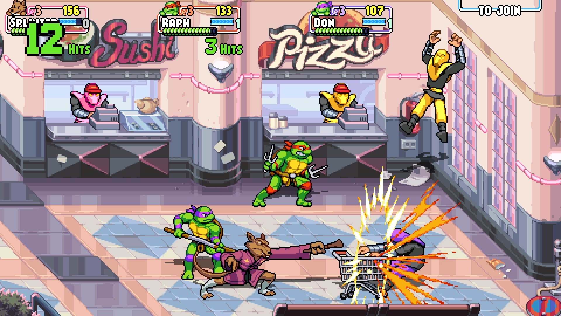 video game Teenage Mutant Ninja Turtles: Shredder's Revenge Teenage Mutant Ninja Turtles arcade fighting Image