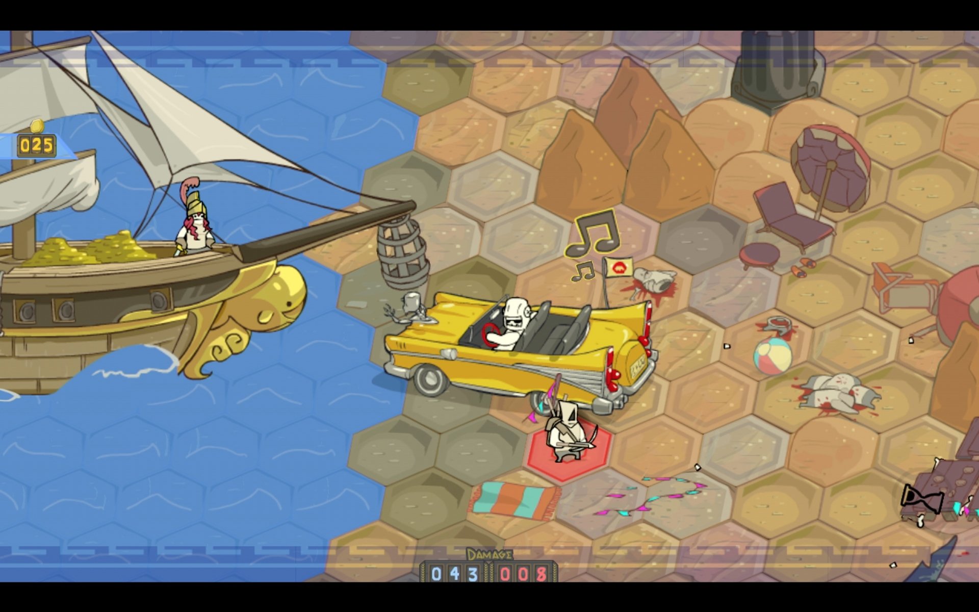 video game Pit People boat car cartoon Image