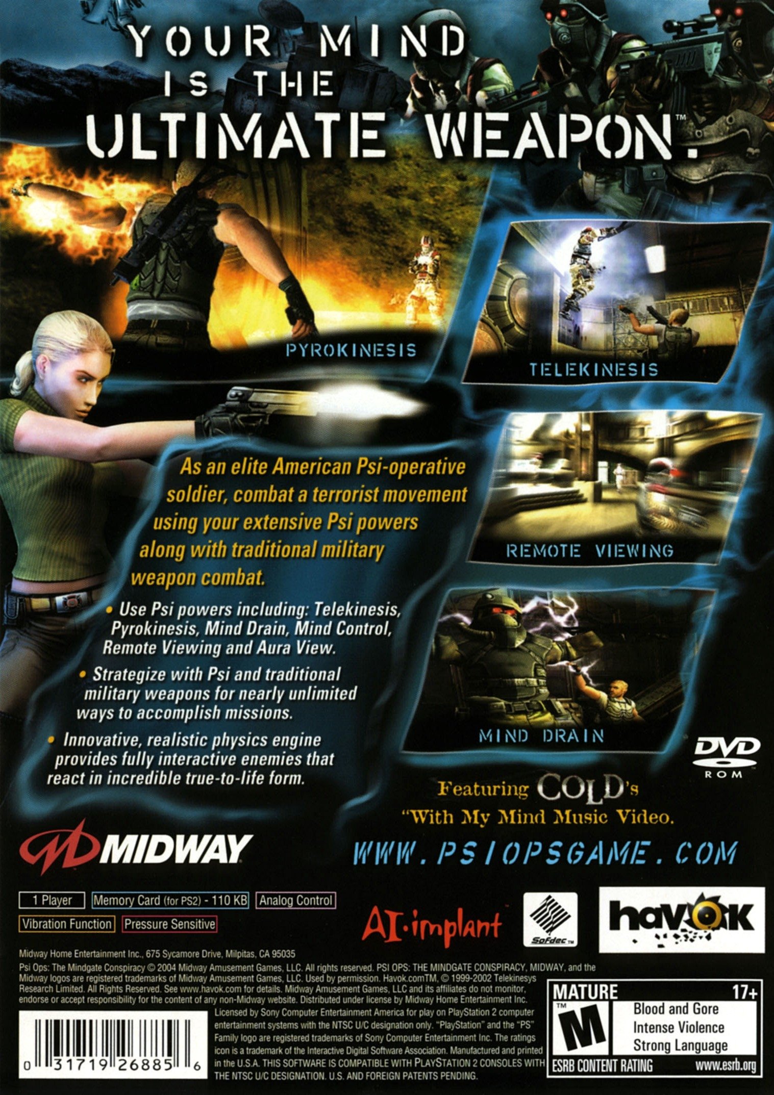 video game Psi-Ops: The Mindgate Conspiracy Image