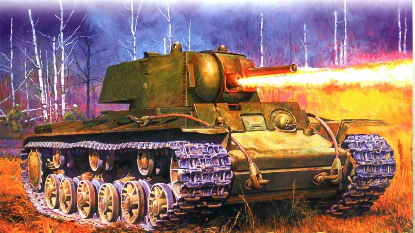 Russian KV-1 With Flame thrower