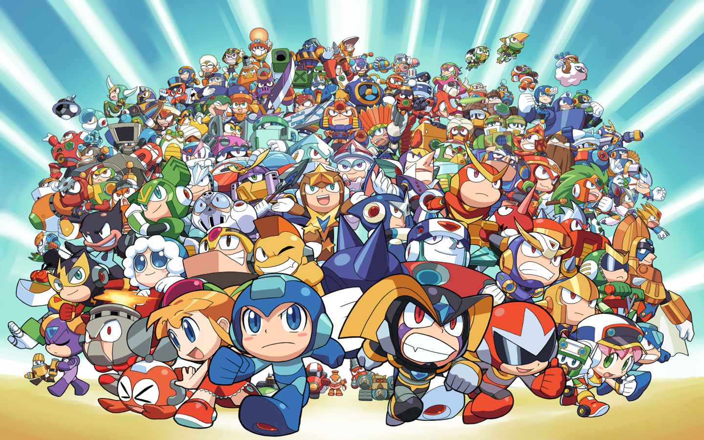 video game Mega Man Powered Up Image