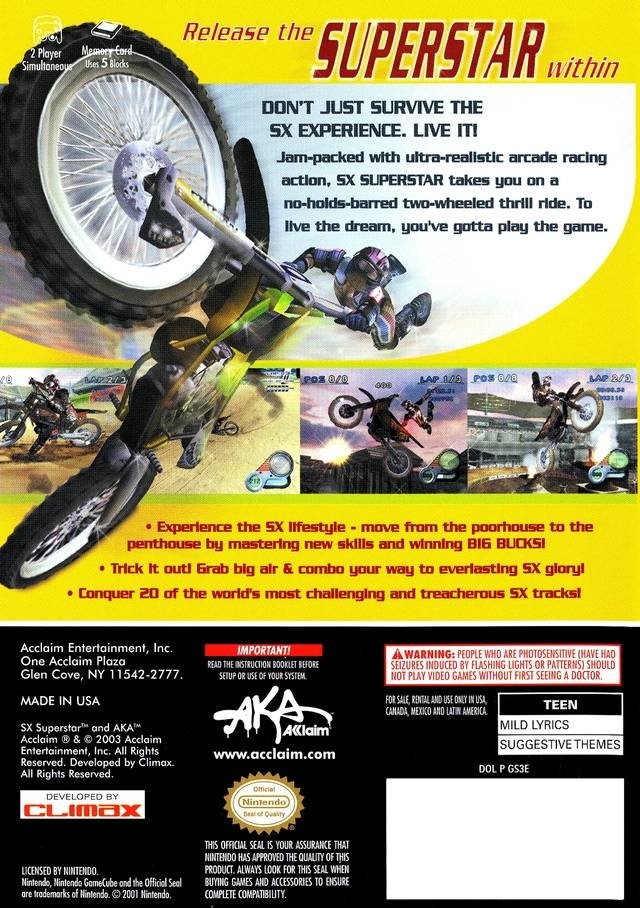 video game SX Superstar Image