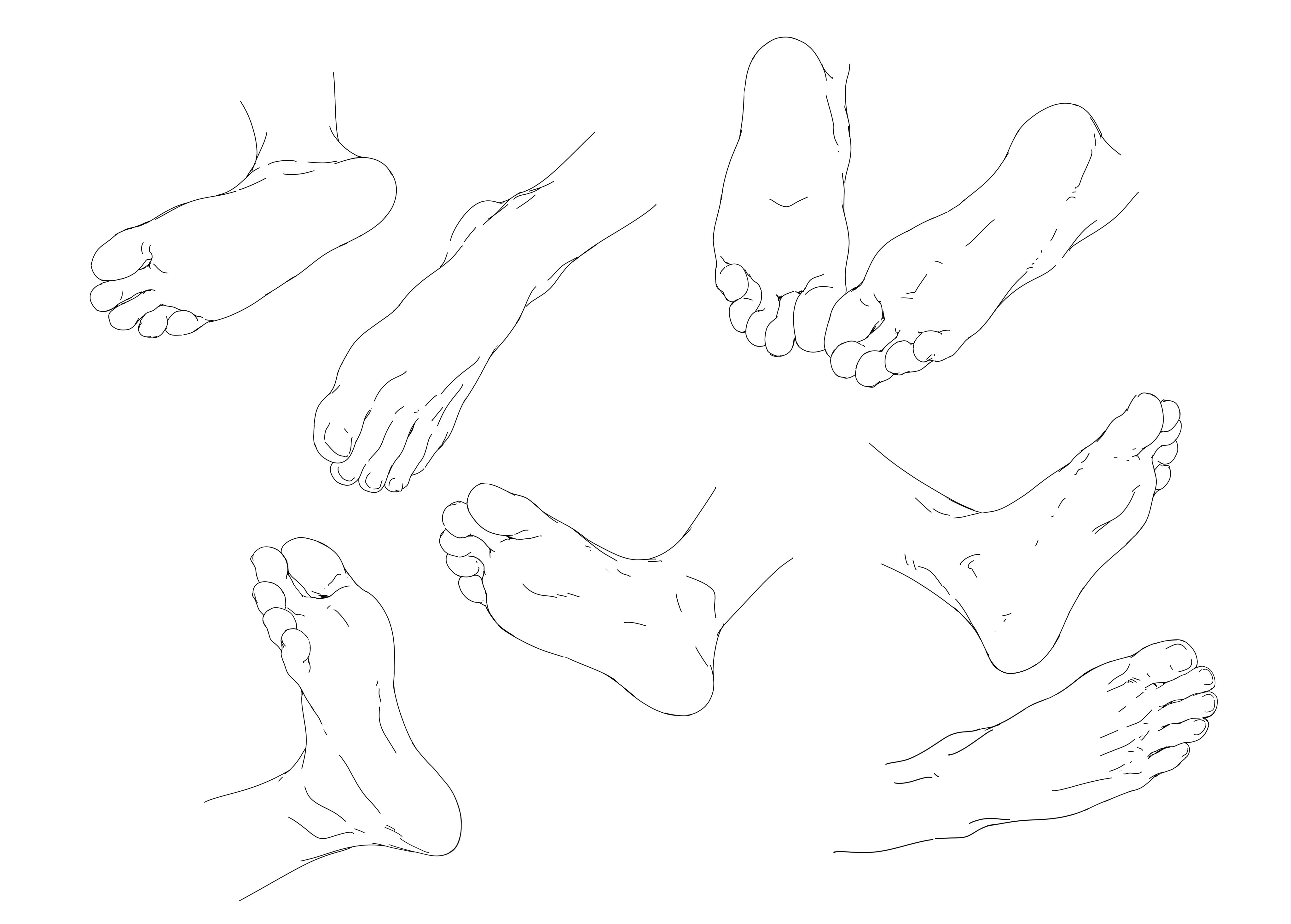 Drawing tutorials - Feet - Imgur