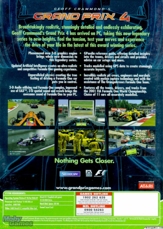 video game Geoff Crammond's Grand Prix 4 Image