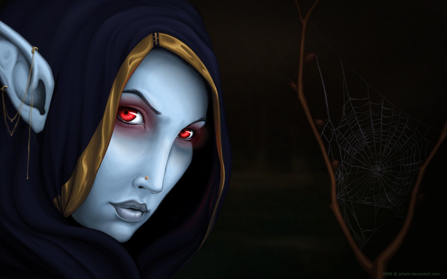 fantasy elf Digital Art Dark theme character design Image