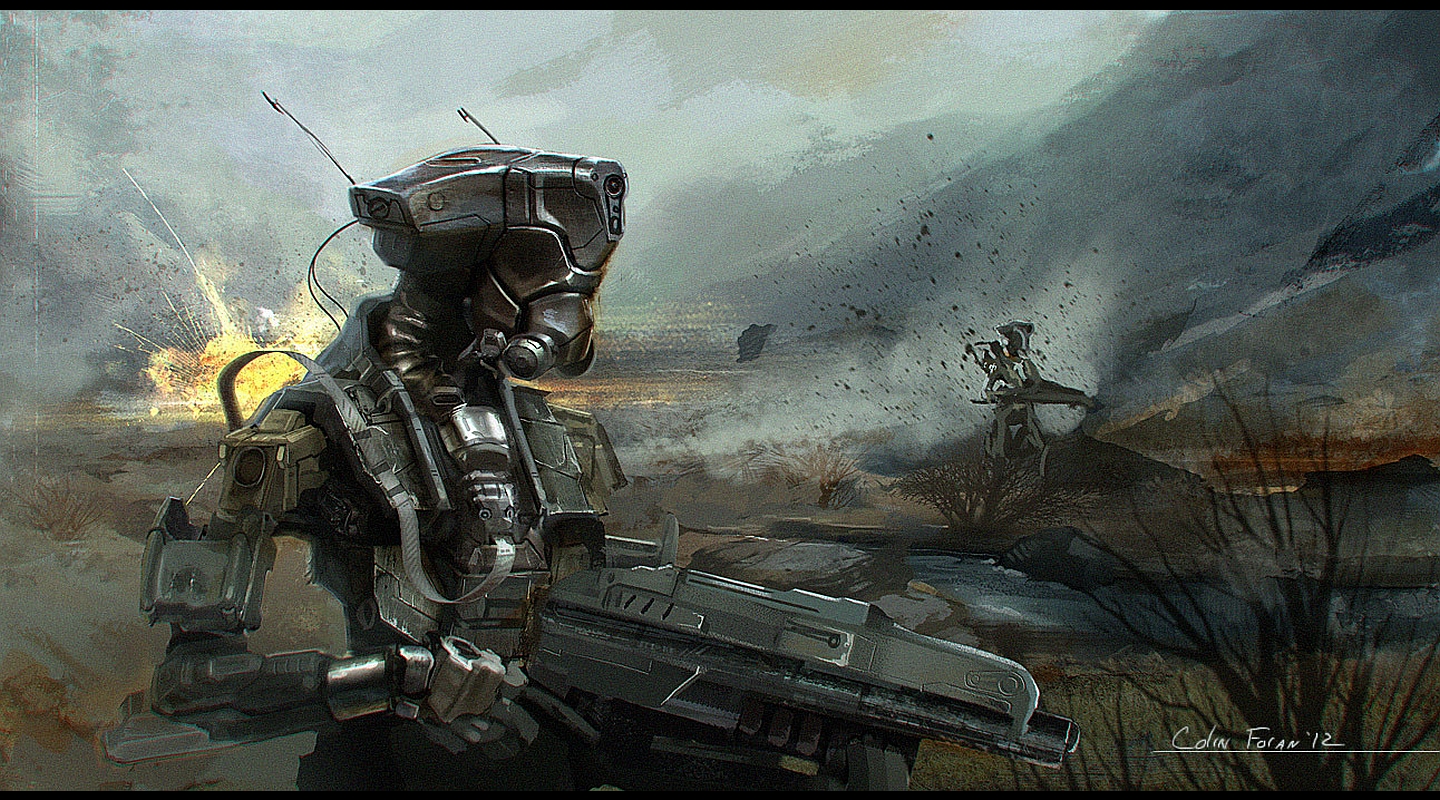 Sci Fi Robot Picture by Colin Foran