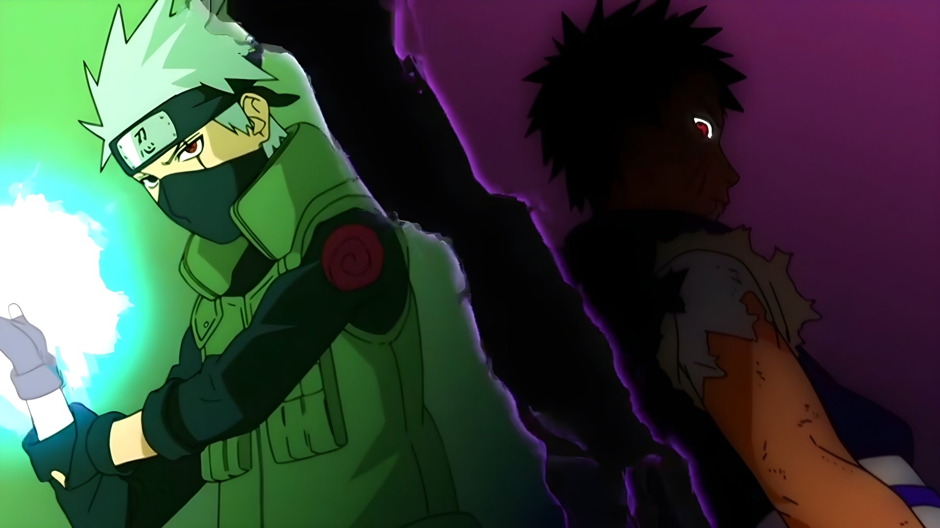 Kakashi Hatake Vs Obito Uchiha Anime Naruto Image