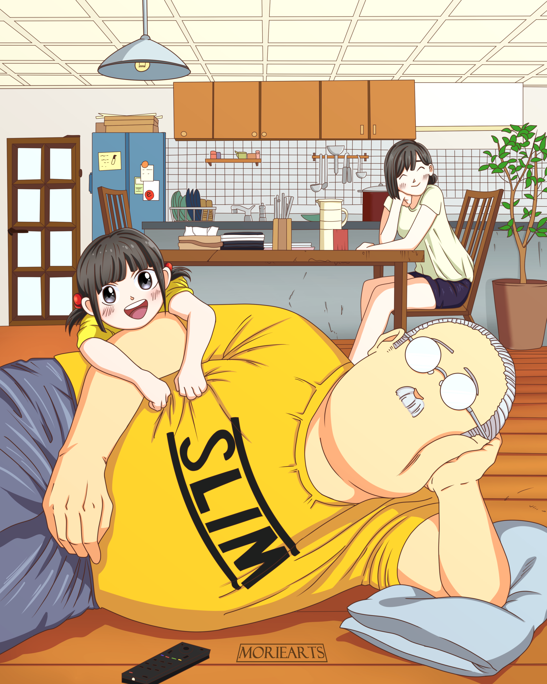 Aoi Sakamoto Hana Sakamoto Taro Sakamoto Anime Sakamoto Days Image