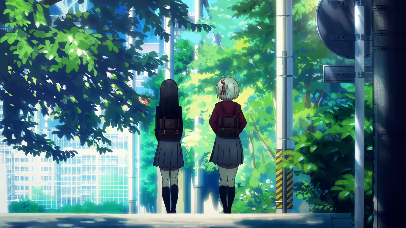 Chisato Nishikigi Takina Inoue Anime Lycoris Recoil Image