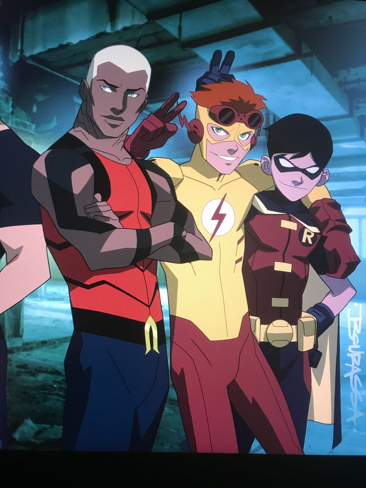 Dick Grayson Robin (DC Comics) Wally West Kaldur'ahm Aqualad (DC Comics) TV Show Young Justice Image