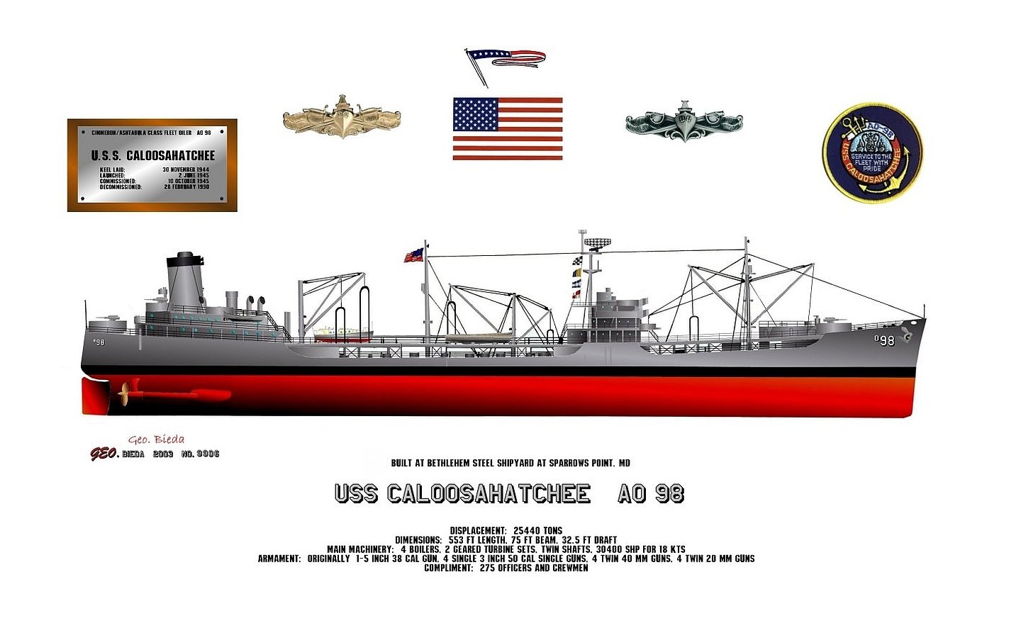 military USS Caloosahatchee (AO-98) Image