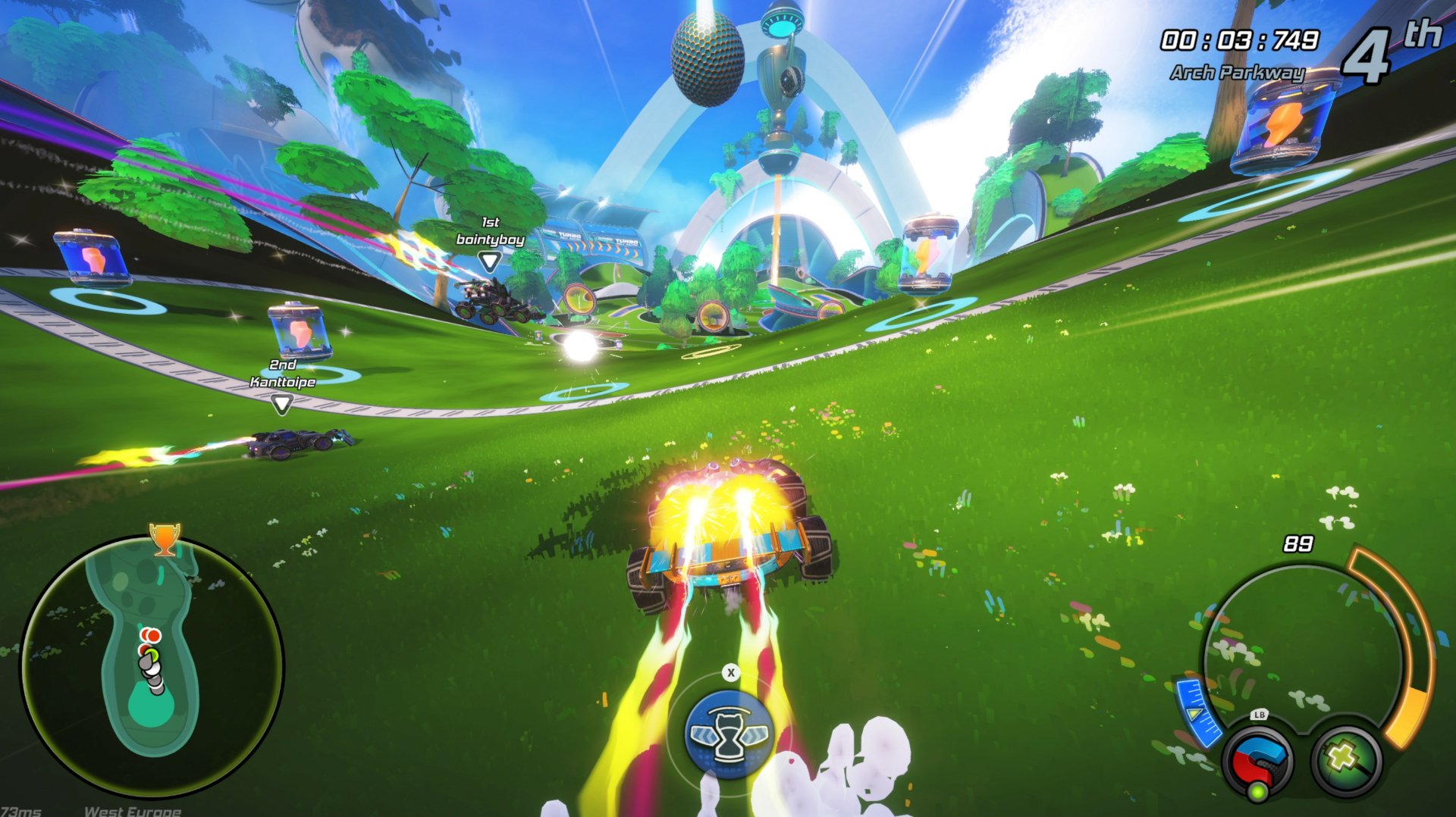 video game Turbo Golf Racing Image