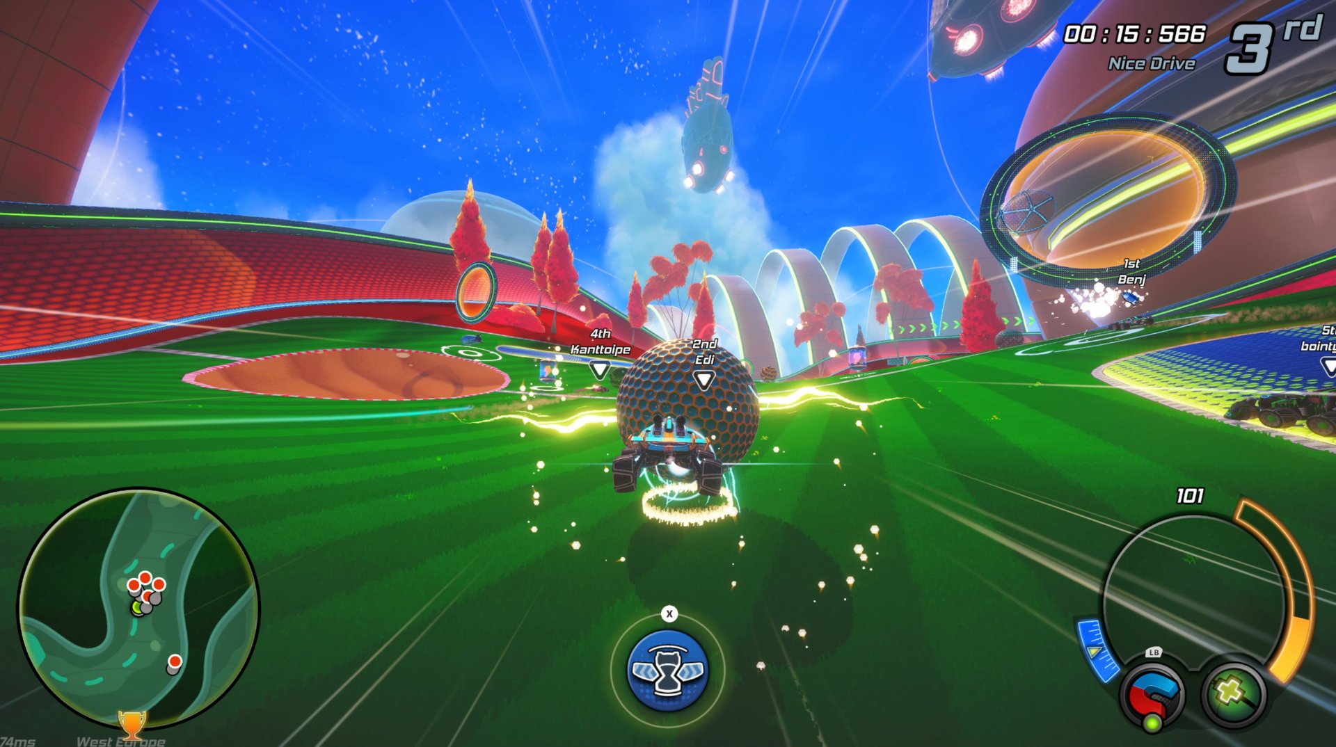 video game Turbo Golf Racing Image
