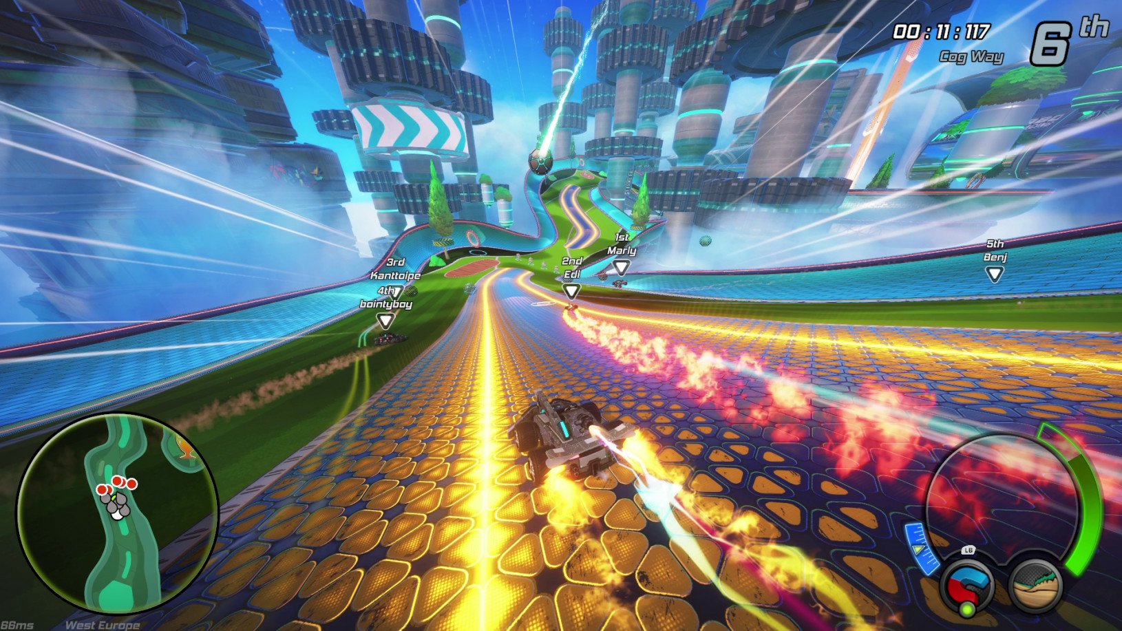 video game Turbo Golf Racing Image