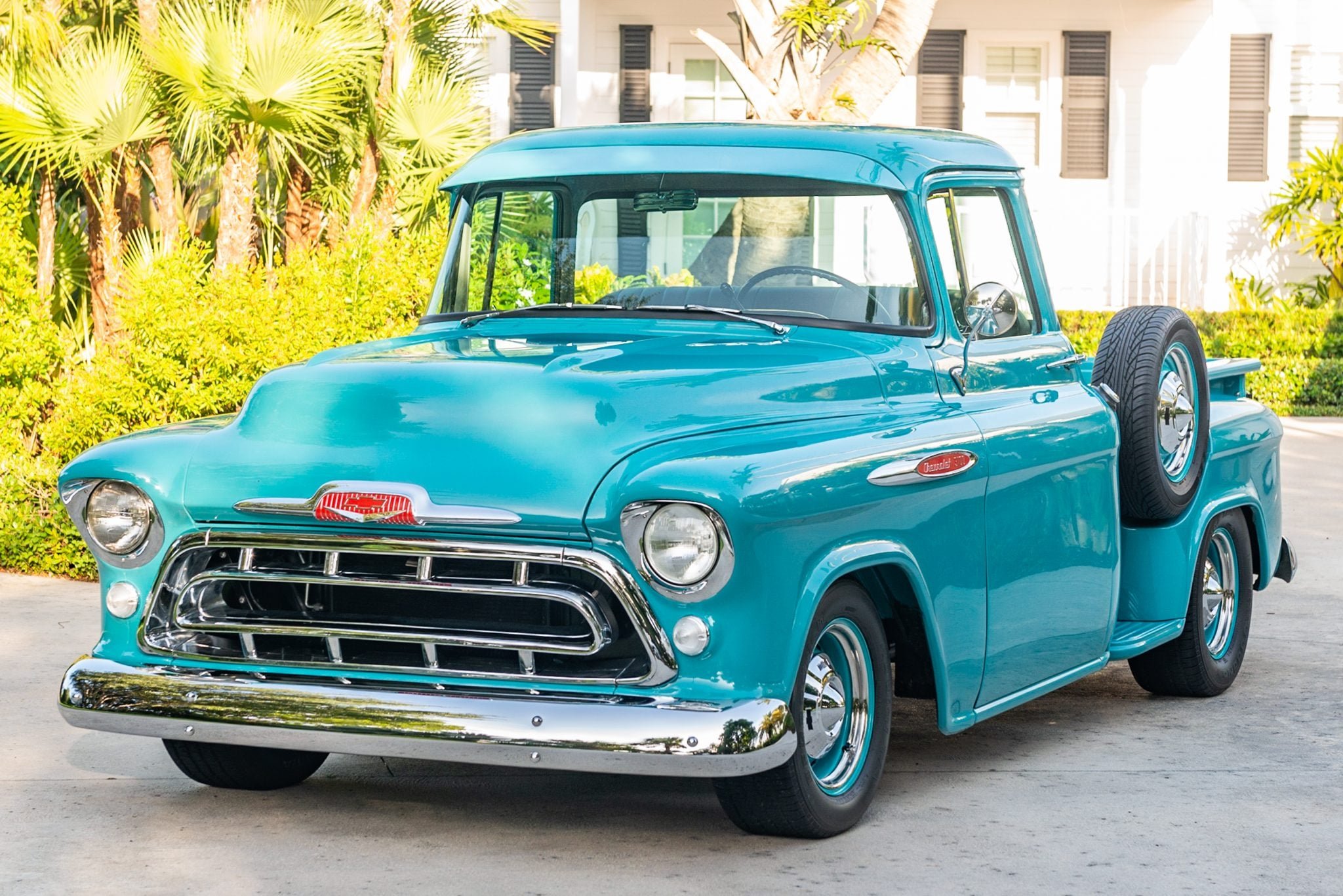 1957 Chevrolet 3100 Big Window Stepside Pickup - Image Abyss