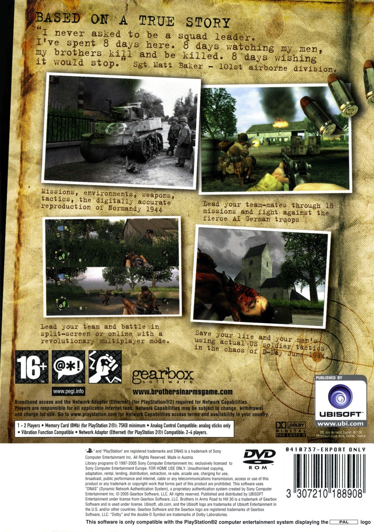 video game Brothers in Arms: Road to Hill 30 Image