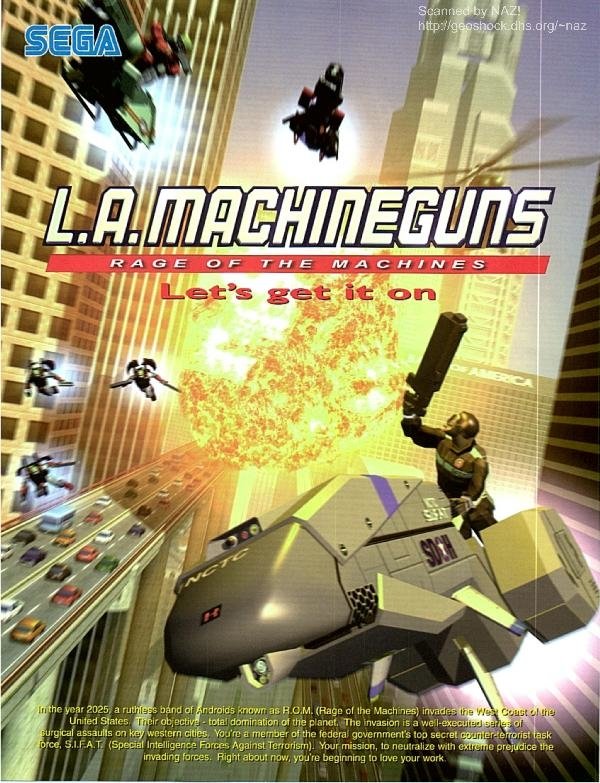 video game L.A. Machineguns: Rage Of The Machines Image