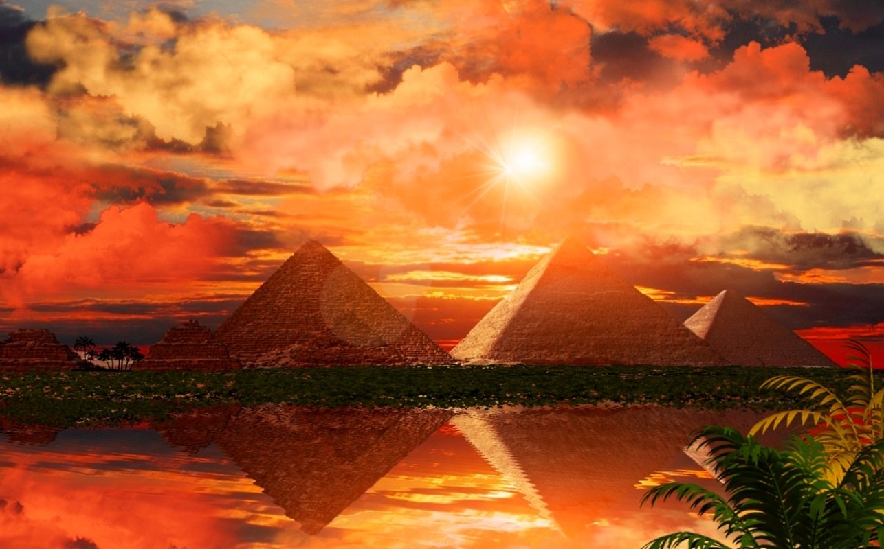  Sunset Along The Nile