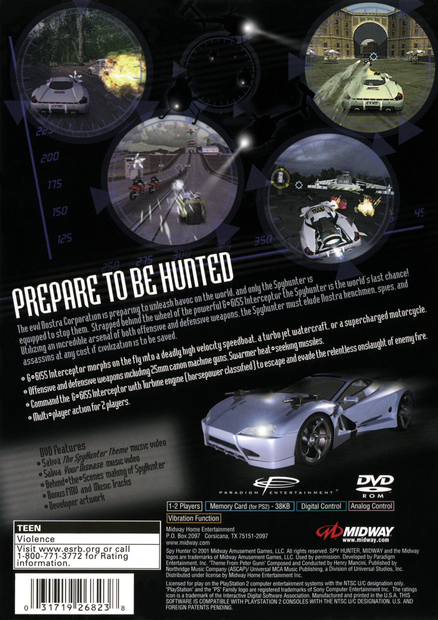 video game Spy Hunter Image