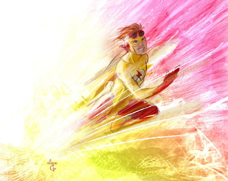 Kid Flash Wally West TV Show Young Justice Image