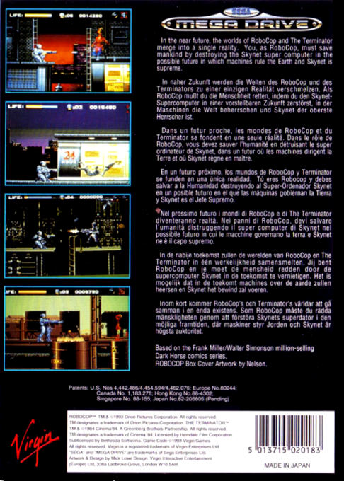 video game Robocop vs. the Terminator Image