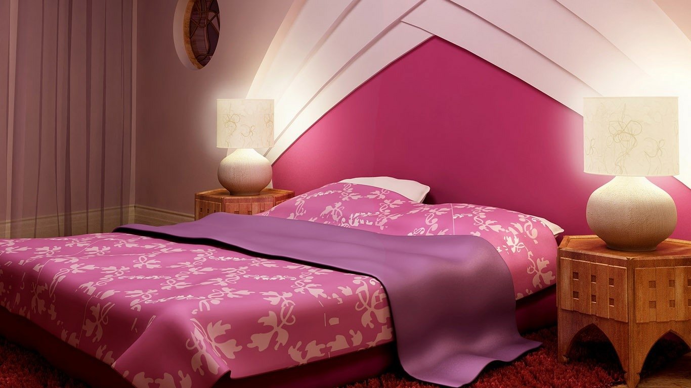 bed man made room Image