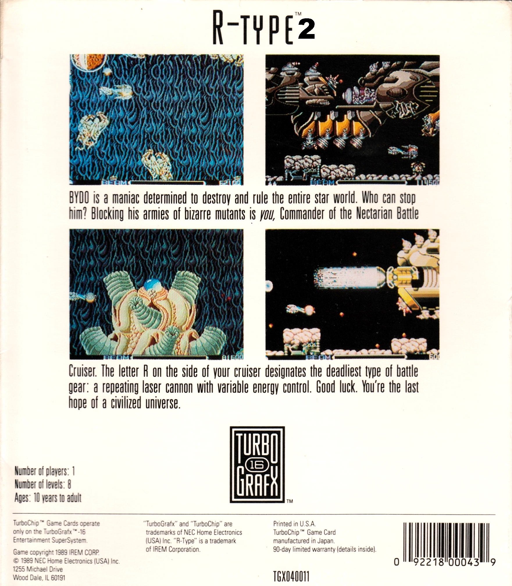 video game R-Type II Image