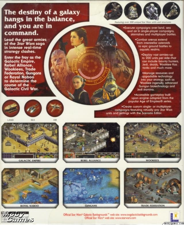 video game Star Wars: Galactic Battlegrounds Image