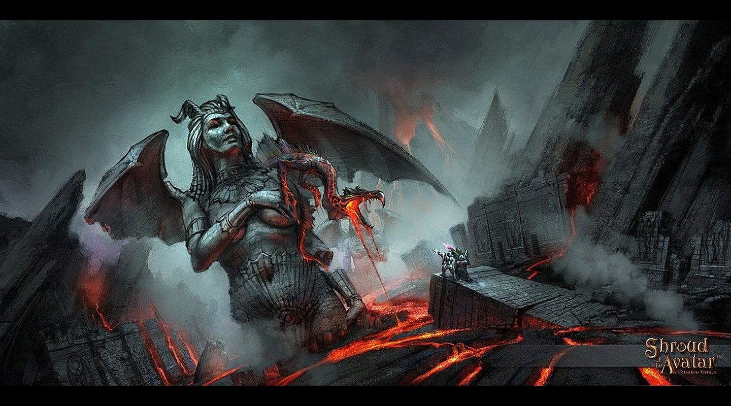 video game shroud of the avatar: forsaken virtues Image