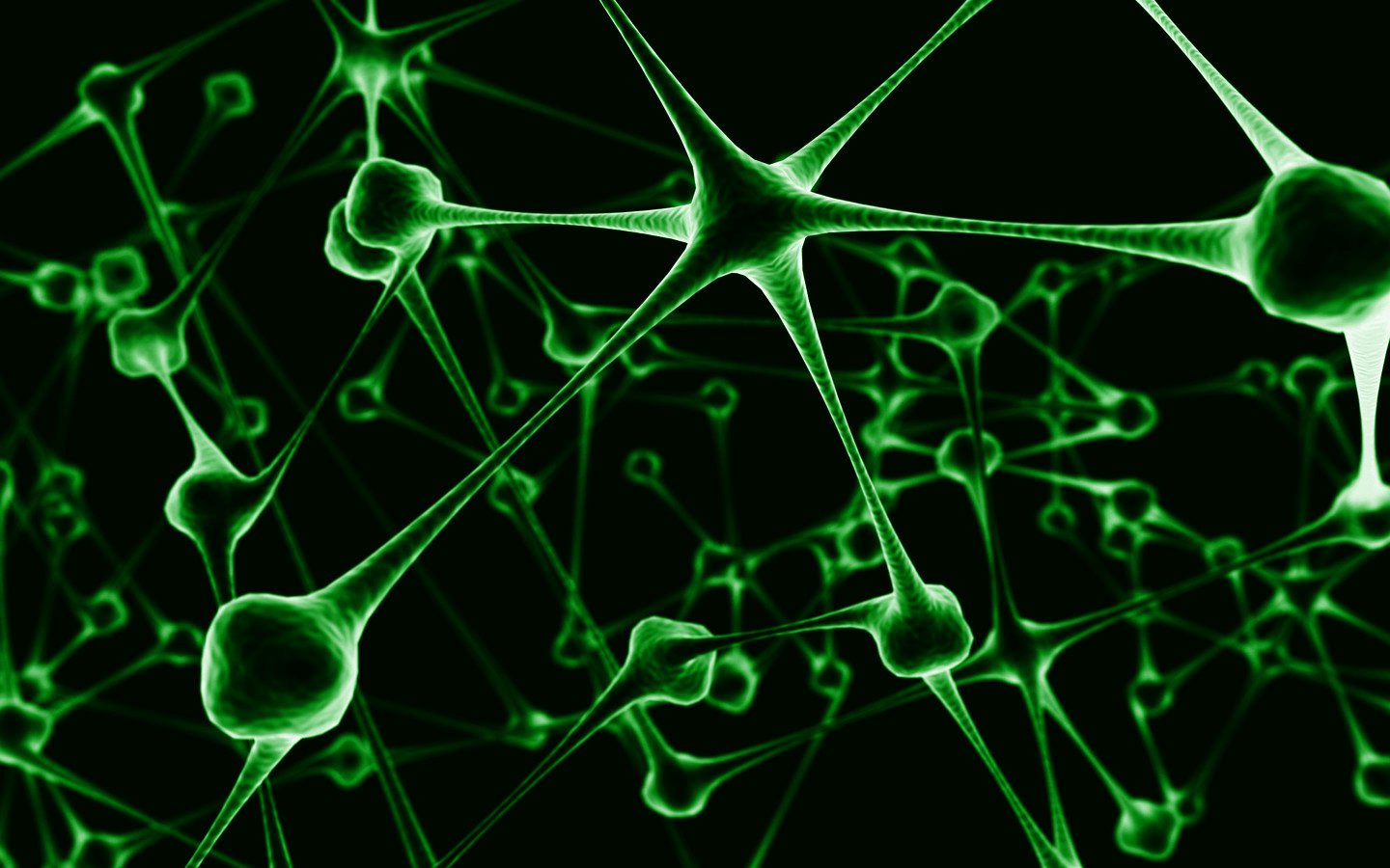 Artistic rendering of interconnected neurons, highlighting the complex structure of the brain in a science-inspired visual.