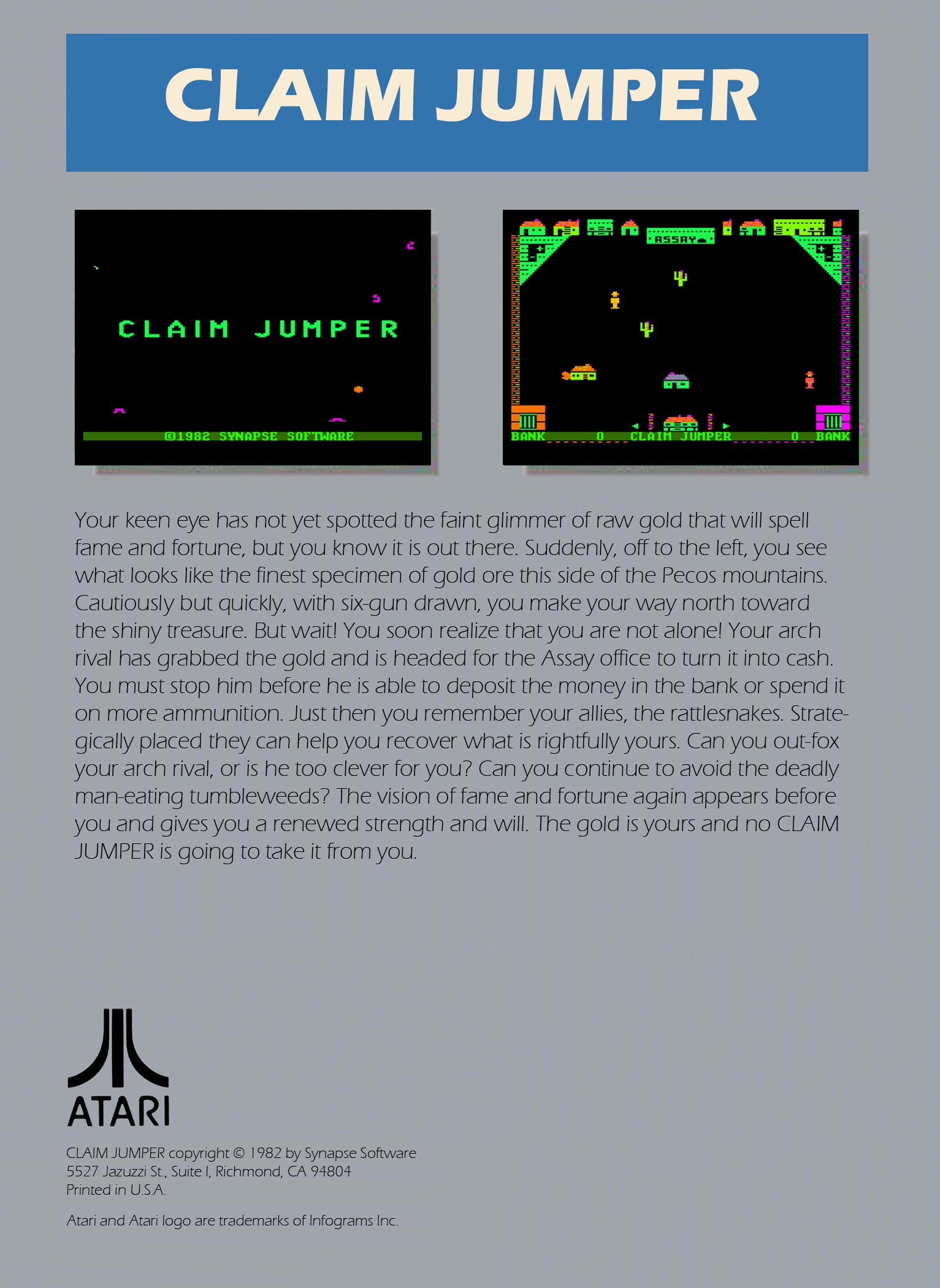 Claim Jumper Picture Image Abyss