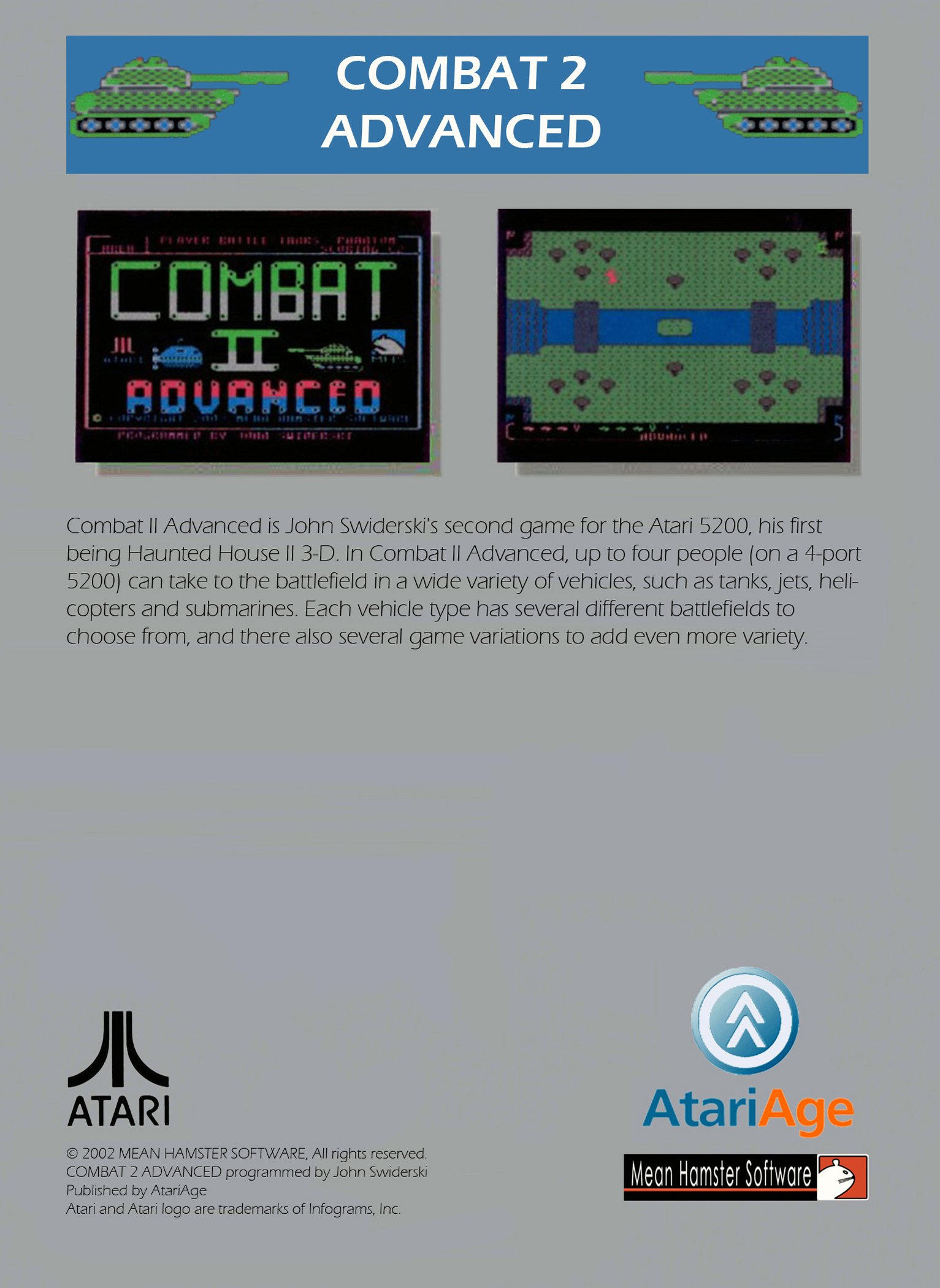 video game Combat 2 Advanced Image