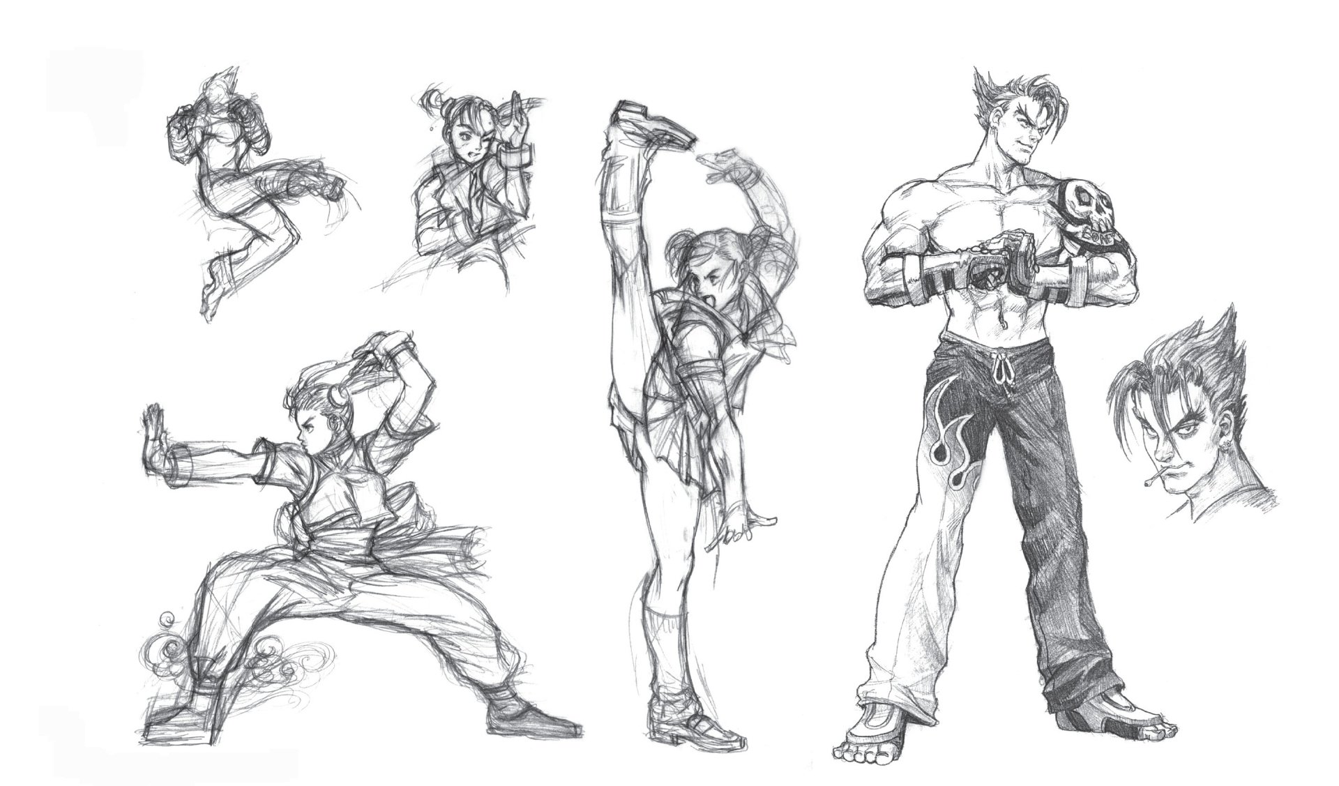 Jin Kazama Ling Xiaoyu video game tekken 4 Image