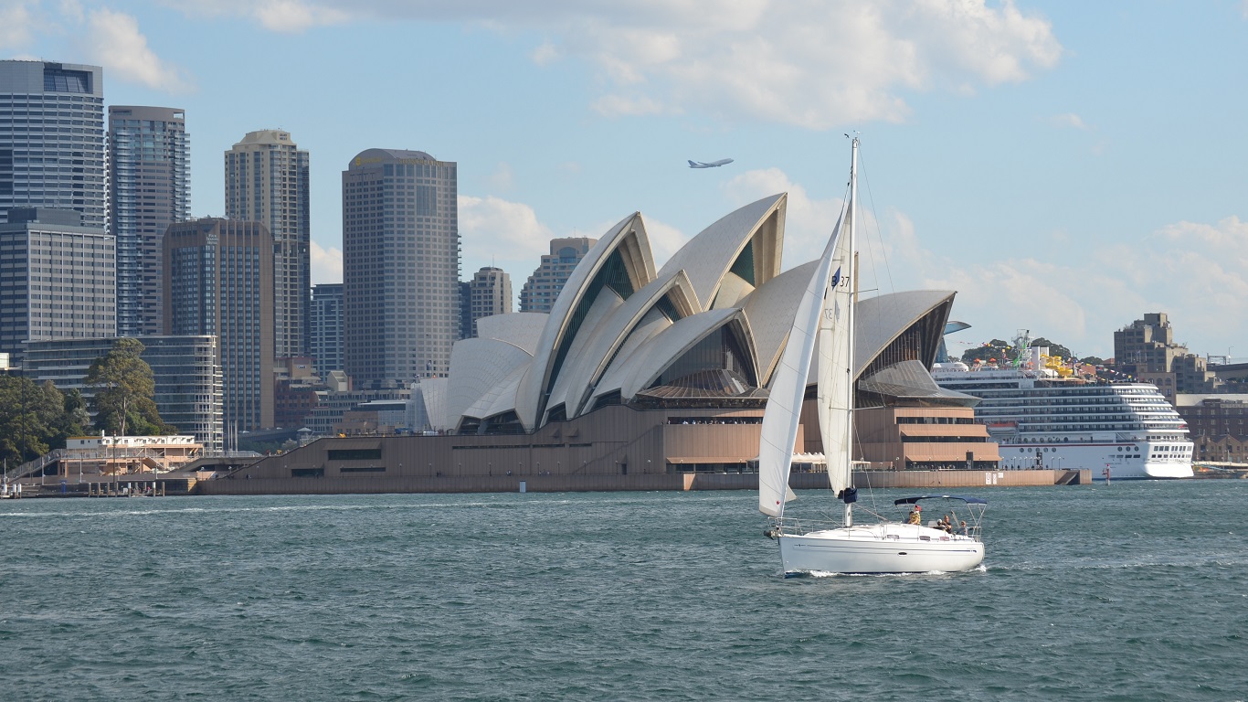 Sydney Harbour Australia by lonewolf6738