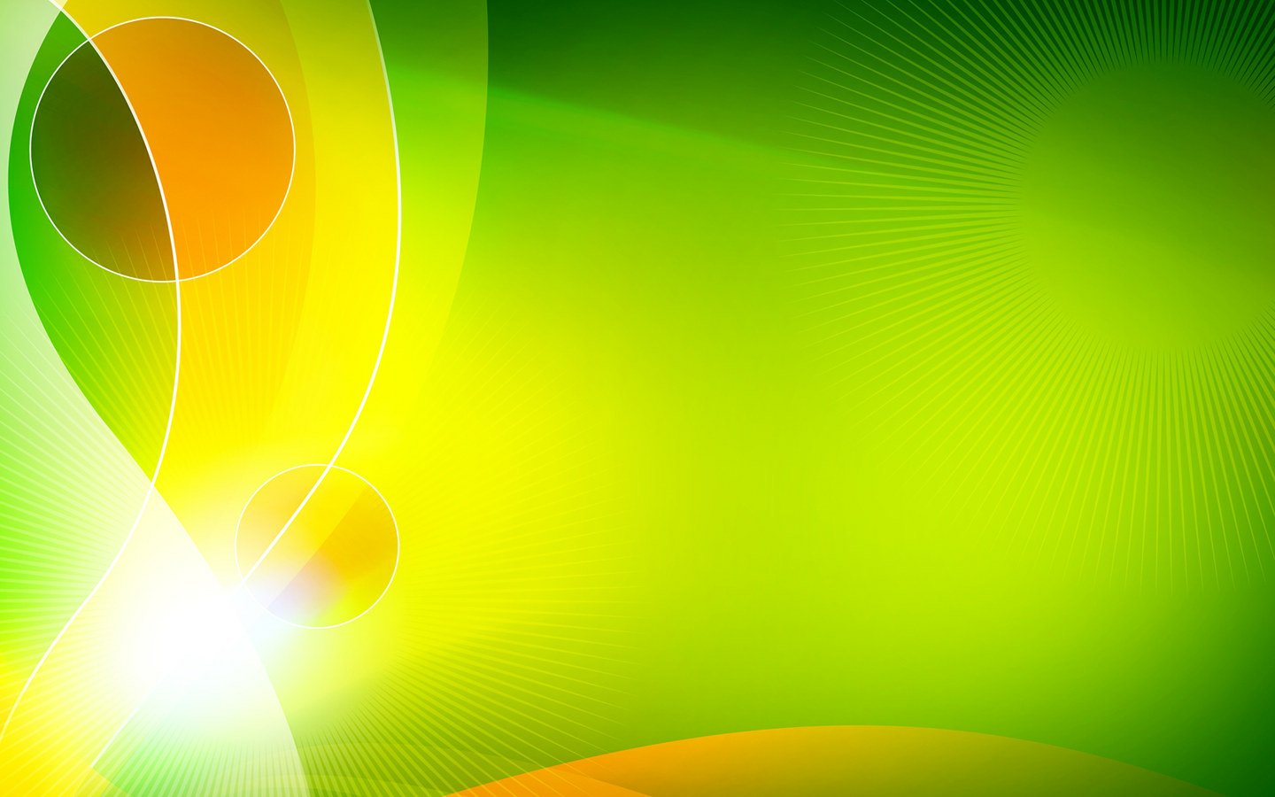 Abstract green background featuring vibrant colors with smooth curves and circular shapes blending seamlessly in an energetic, dynamic design.