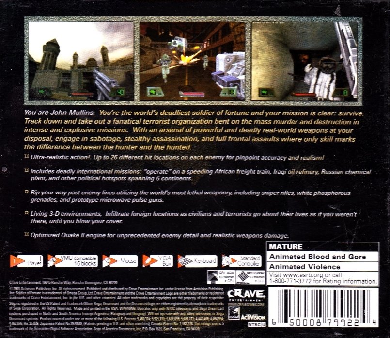 video game Soldier of Fortune Image