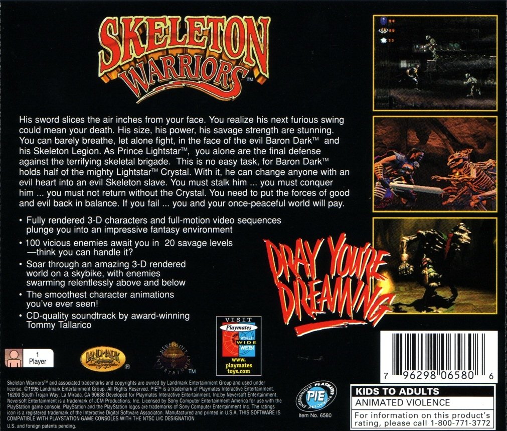 video game Skeleton Warriors Image