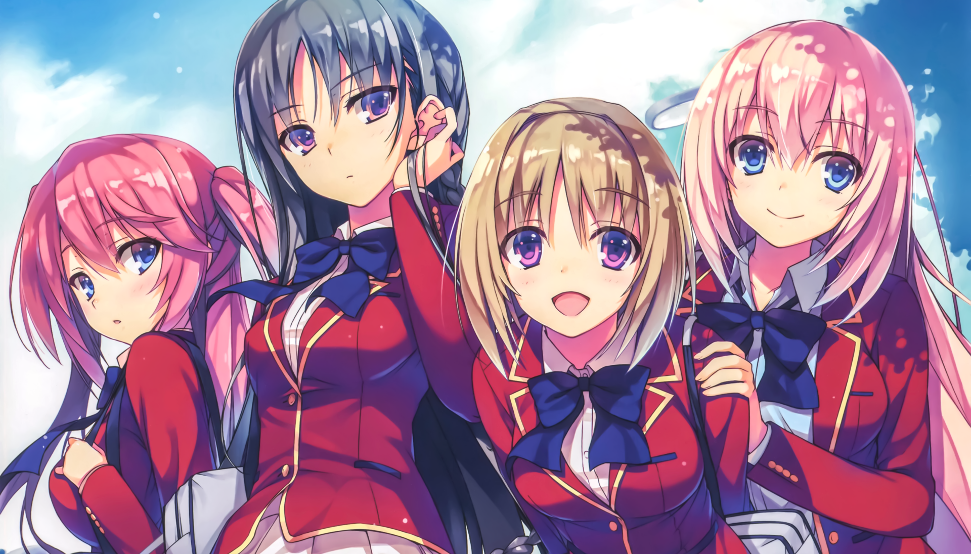 Airi Sakura Honami Ichinose Kikyō Kushida Suzune Horikita Anime Classroom of the Elite Image
