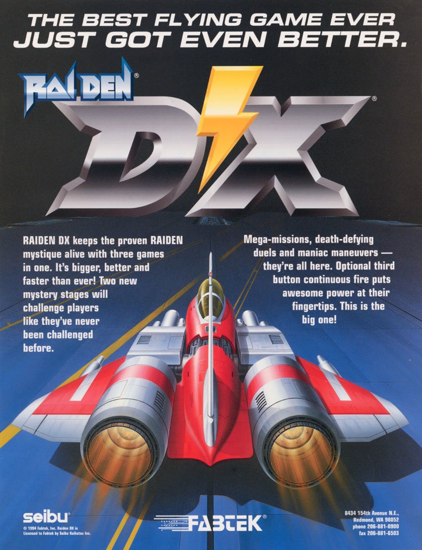video game Raiden DX Image