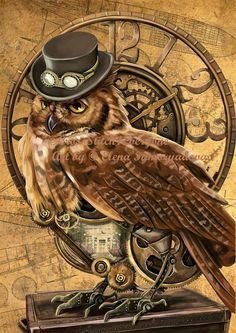 Arcane Clockwork Owl