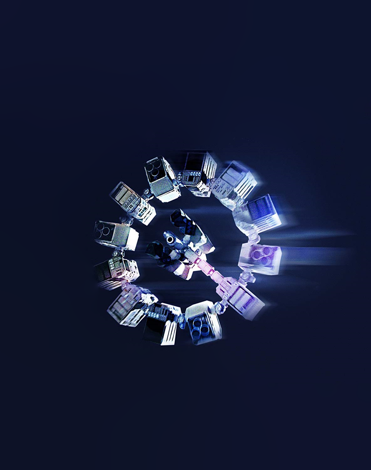 Download Blue Spaceship Space Station Movie Interstellar Image